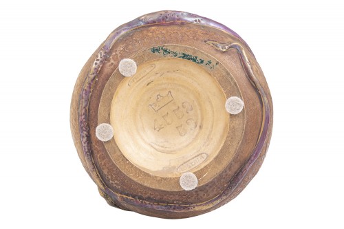 Dragon Vase Eduard Stellmacher Amphora ca. 1901 Art nouveau Ceramics - Céramiques, Porcelaines Style Art nouveau