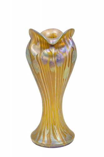 Vase viennois Art nouveau Loetz décor non identifié ca. 1901 - Verrerie, Cristallerie Style Art nouveau