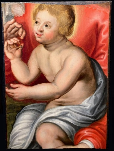 Portrait d'une Soeur Augustinienne, école flamande seconde moitié du XVIe siècle - Tableaux et dessins Style Renaissance