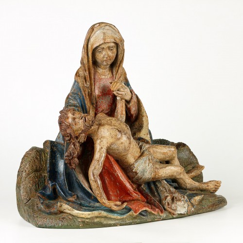 Sculpture Sculpture en Bois - La Pietà