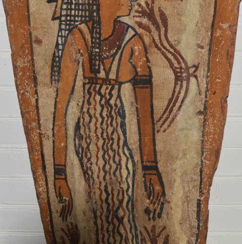 Archéologie  - Paneau de Sarcophage Egyptian d'epoque Ptolemaic