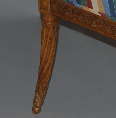 XVIIIe siècle - Paire de fauteuils, Francais, d’epoque Louis XVI