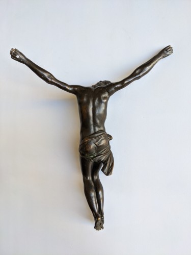  - Christ en bronze, d'après Bastiano Torrigiani (? - 1597), 17e siècle
