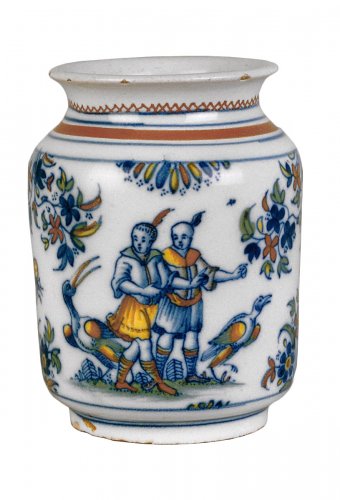 Pot en faïence à décor de Chinoiseries, Alcora 1735-60