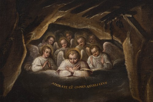 Tableaux et dessins Tableaux XVIe siècle - Nativité, école espagnole vers 1600