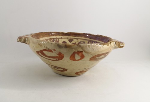 Céramiques, Porcelaines  - Bol à décor hispano-mauresque, Manises XVIIe siècle