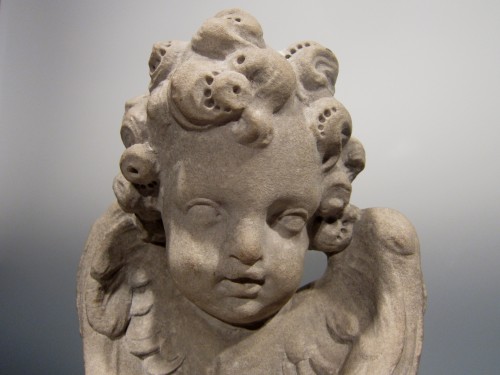 Buste d'ange en marbre, Italie, XVIIe siècle - 