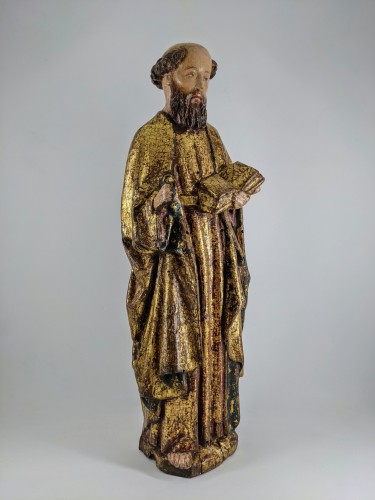 Sculpture Sculpture en Bois - Saint Pierre, Flandres Malines vers 1500
