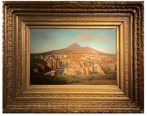 Vue de Pompéi - Alessandro La Volpe (1820-1867)