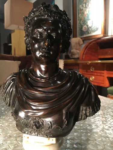 Antiquités - Bustes Empereurs Romains, Italie vers 1800