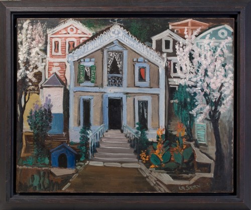 Ismael de la Serna (1898-1968) - "La Maison" 1929 - Tableaux et dessins Style 
