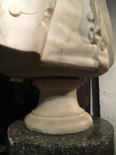 Buste en marbre de carrare de Lafayette - Ramón Portuondo