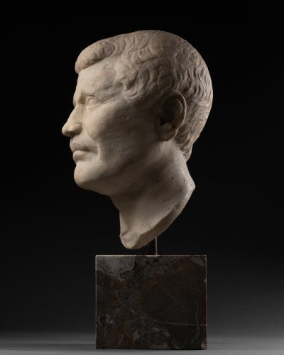 Tête d’Agrippa en marbre - Empire romain 1er siècle avant J.C. - 