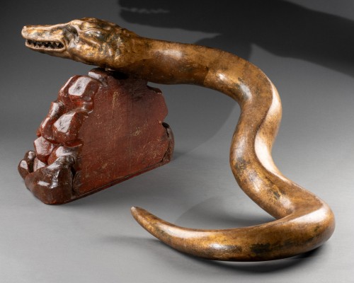  - Serpent en bois - Italie XVIIe siècle