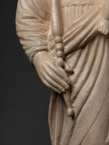 Vierge à l’enfant en marbre - Italie XVIe siècle - Renaissance