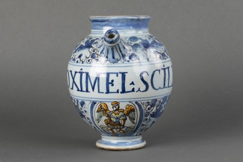 Chevrette en faïence - Faenza Fin du XVIe siècle - Céramiques, Porcelaines Style 