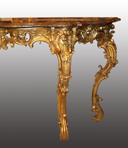 Grande table console - Mobilier Style Louis XV