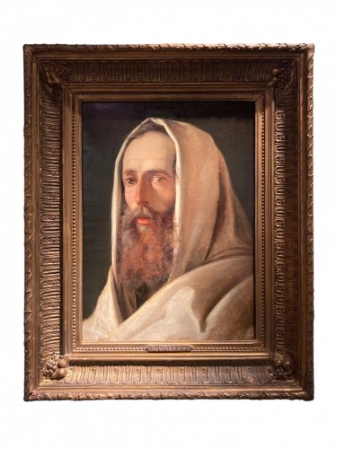 Francesco Paolo Palizzi (1825 – 1871) - Portrait daté 1851