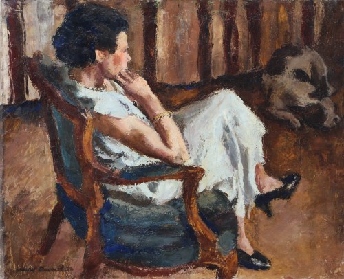 Georges Pacouil (1903-1997) - Bernadette au fauteuil, 1936