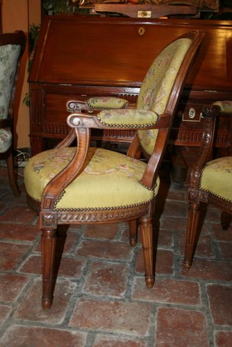Paire de fauteuils d’époque Louis XVI - Galerie de Crécy