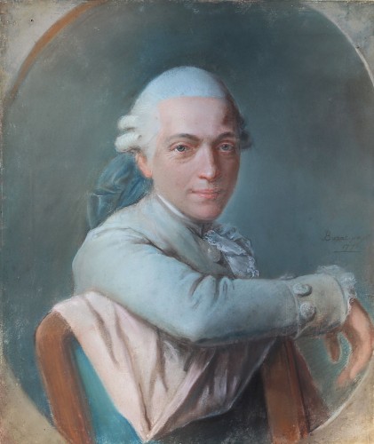 Pierre-Martin BARAT (1736 -1787) - Portrait de gentilhomme