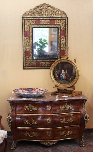 Antiquités - Miroir d’époque Louis XIV