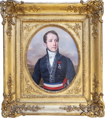 Alexandre HESSE (1806-1879) - Portrait d'Ulysse RENOU, maire de Vendôme