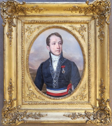 Alexandre HESSE (1806-1879) - Portrait d'Ulysse RENOU, maire de Vendôme - Galerie de Lardemelle