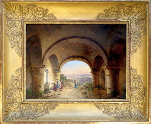 Charles Caïus RENOUX (1795 – 1846) - Le pèlerinage sous la crypte