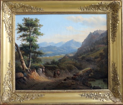 Alexandre François LOISEL (1783–1865) - Route de Subiaco à Tivoli