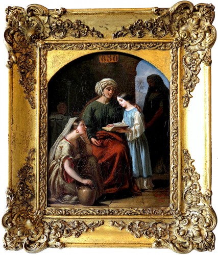 Louis FANELLI SEMAH (1804–1875) - L'éducation de la Vierge
