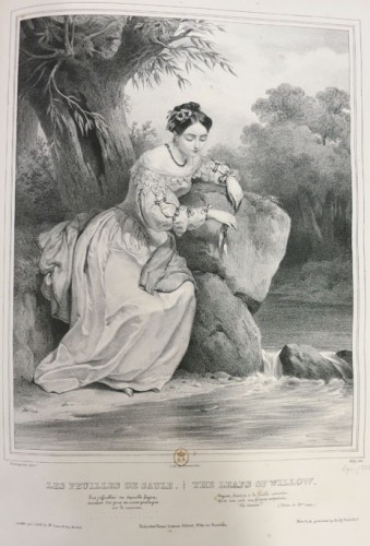 Tableaux et dessins Tableaux XIXe siècle - Jean-Augustin Franquelin (1798–1839) - Les Feuilles de saule