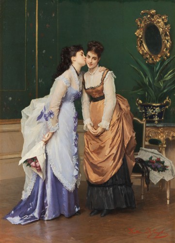Gustave de Jonghe (1862-1921) - Les deux sœurs