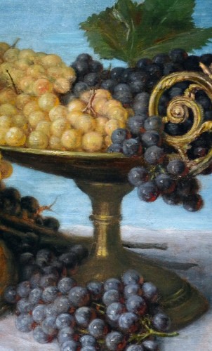 XIXe siècle - Franz Molitor (1857-1929) - Nature morte de fruits