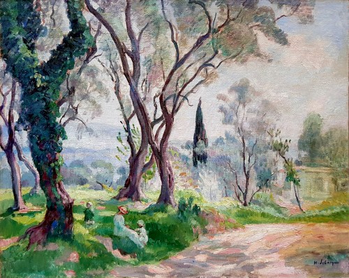 Henri Lebasque (1865-1937) - A l’ombre des Eucalyptus