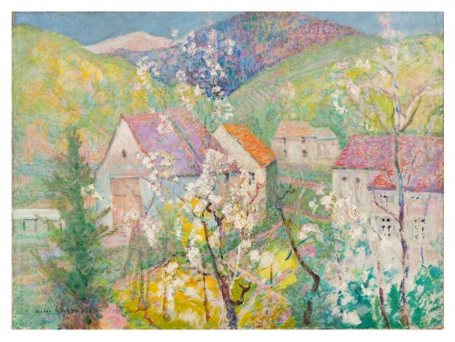 Victor Charreton (1864-1937) - "Matin de printemps"