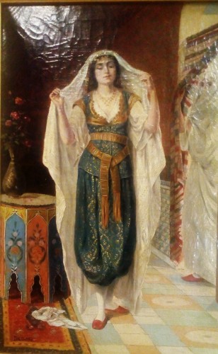Alexandre-Gabriel Decamps (1803-1860) - Femme orientale - Tableaux et dessins Style Louis-Philippe