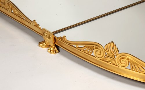 Surtout de table en bronze doré, Epoque restauration XIXe - Argenterie et Orfèvrerie Style Restauration - Charles X