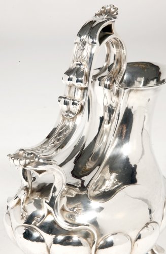 Tallois - Verseuse en argent massif dit "Askos" XIXe - Emmanuel Redon Silver Fine Art