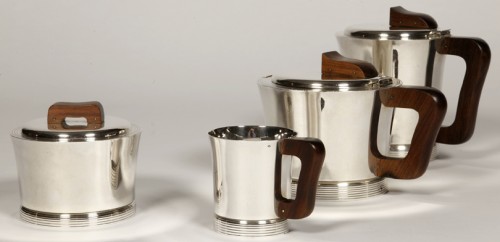Argenterie et Arts de la table  - Jean E. Puiforcat - Service thé café en argent massif