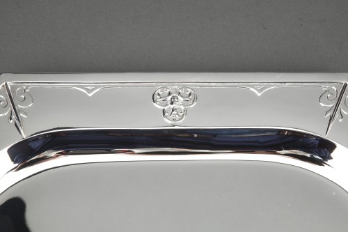 Cardeilhac - Plat Plat en argent massif modèle fer de lance mascaron - Argenterie et Arts de la table Style Napoléon III