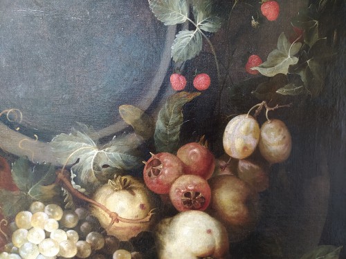 XVIIe siècle - Nature morte aux fruits - Attribué à Joris van Son (1623-1667)