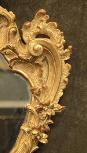 Paire de miroirs rococo du XVIIIe siècle - Galerie Étienne Lévy