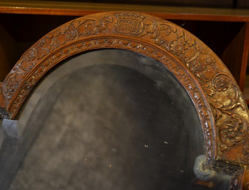Miroir de toilette en cerisier de Sainte Lucie ou bois de Bagard - Miroirs, Trumeaux Style Louis XIV