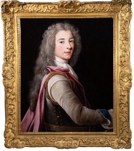 Portrait d’un jeune aristocrate en cuirasse - Nicolas Fouché (1653-1733)