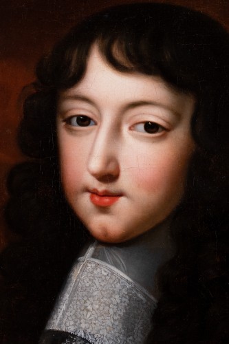 Portrait de Philippe d’Orléans dit « Monsieur ». Jean Nocret & atelier (1615-1672) - Tableaux et dessins Style Louis XIV