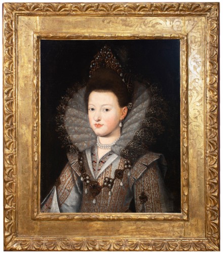 Margherita Gonzaga, duchesse de Lorraine. École de Frans Pourbus le jeune XVIIe siècle