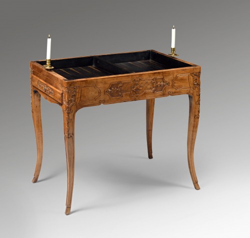Mobilier Table à Jeux - Table tric trac Louis XV