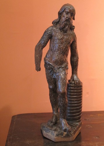 Sculpture Sculpture en Bois - Sculpture en bois représentant un homme sauvage