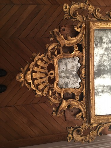 Miroirs, Trumeaux  - Grand miroir vénitien
